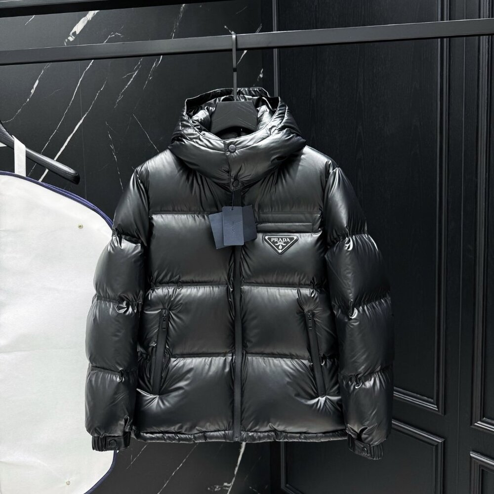 Prada Black Down Jacket - image 1